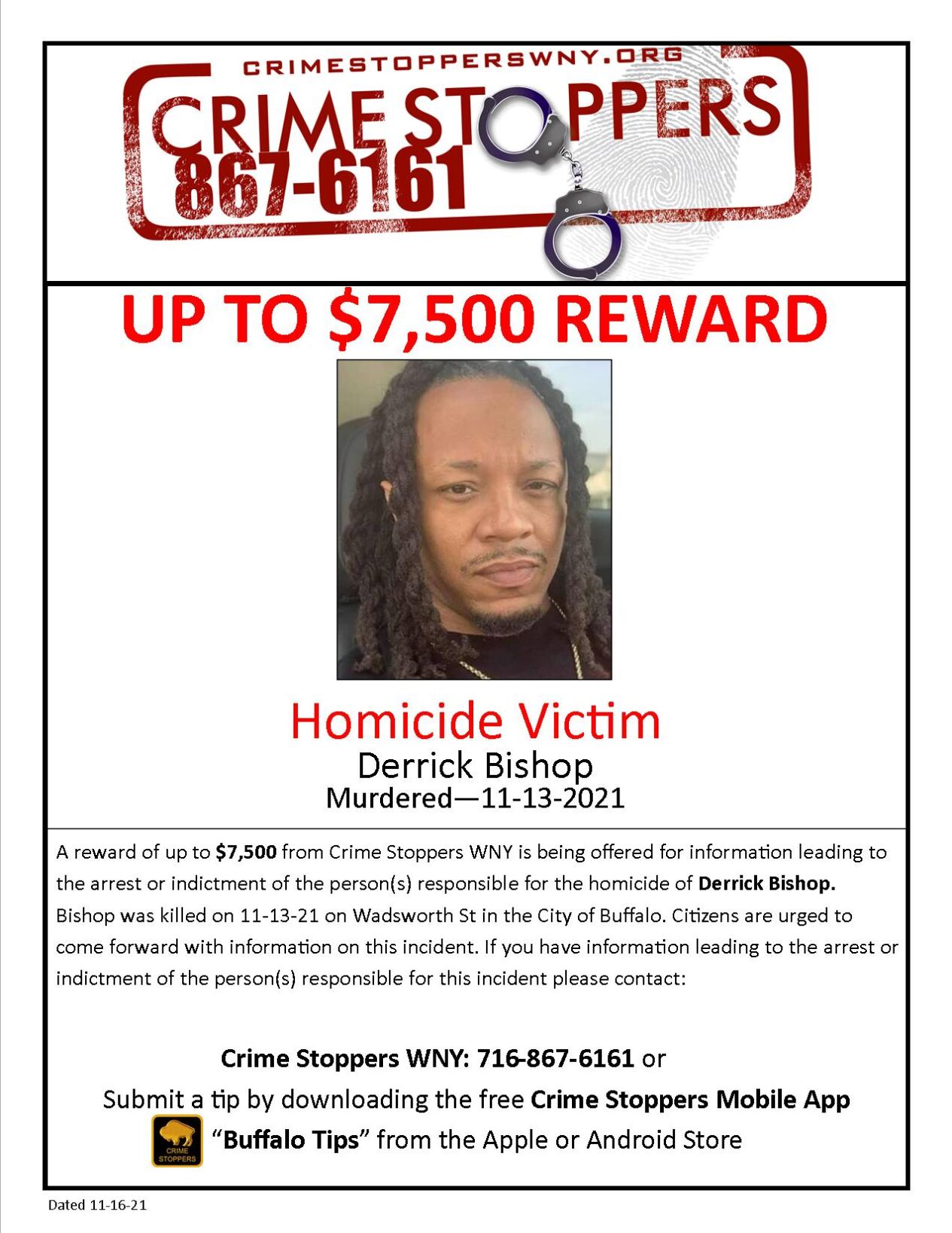 $7,500 reward offered for information in Allentown killing